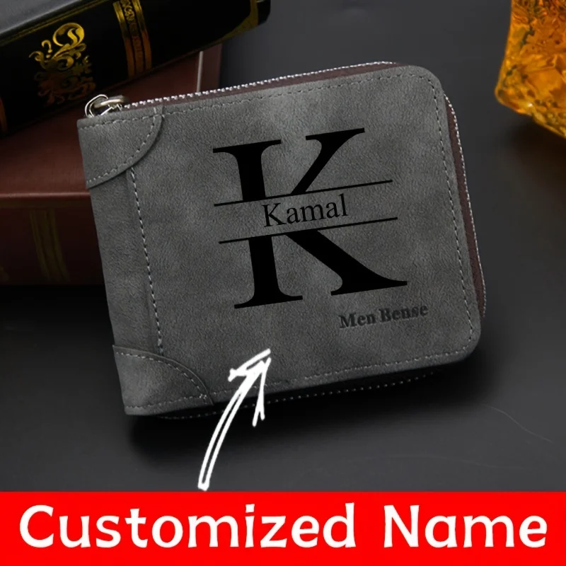 กระเป๋าสตางค์ผู้ชายแบบกำหนดเอง - Personalized Name Box บทวิจารณ์และราคา