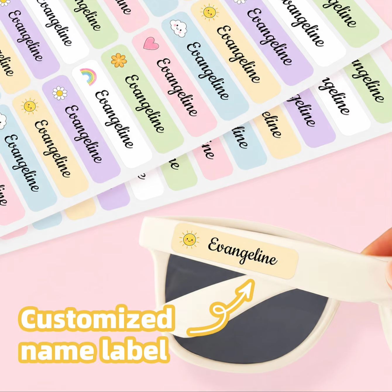 สติกเกอร์ชื่อแบบกำหนดเอง 1-300 - Personalized Name Box บทวิจารณ์และราคา