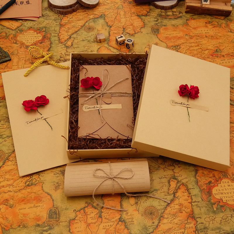 Retro ซองจดหมายโรแมนติกดอกไม้ต - Wax Seal Letter Kit บทวิจารณ์และราคา